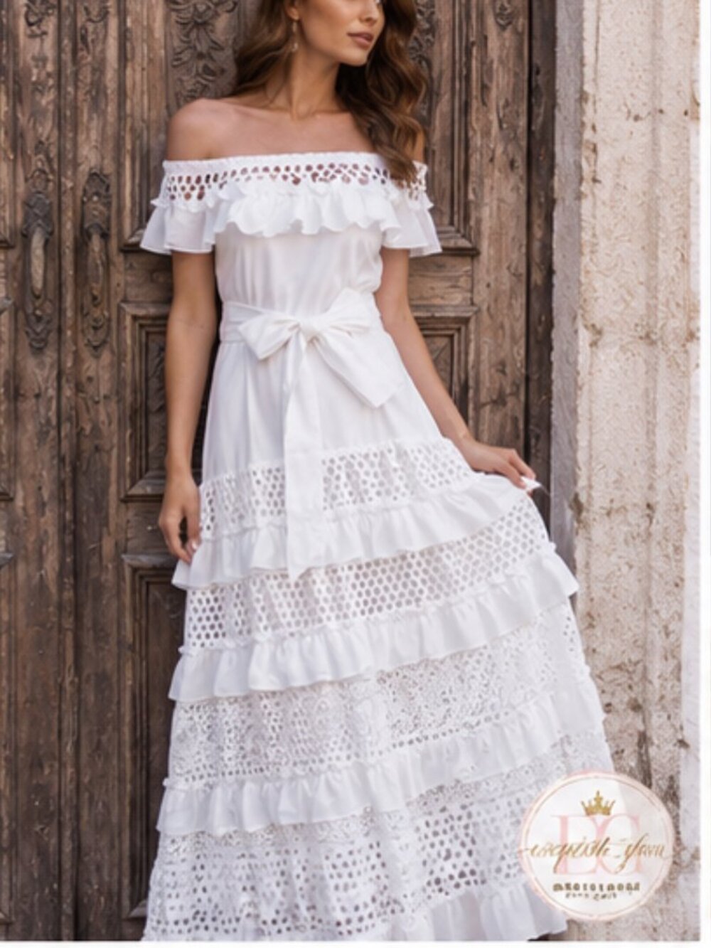 Exquisite Bridal Couture Wedding Evening Cocktail Elegant Runway Lace Gown Dress
